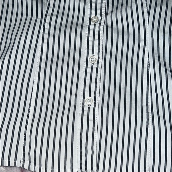 Covington Women’s Striped Blouse Black and White Classic Design Size MP - Picture 7 of 14